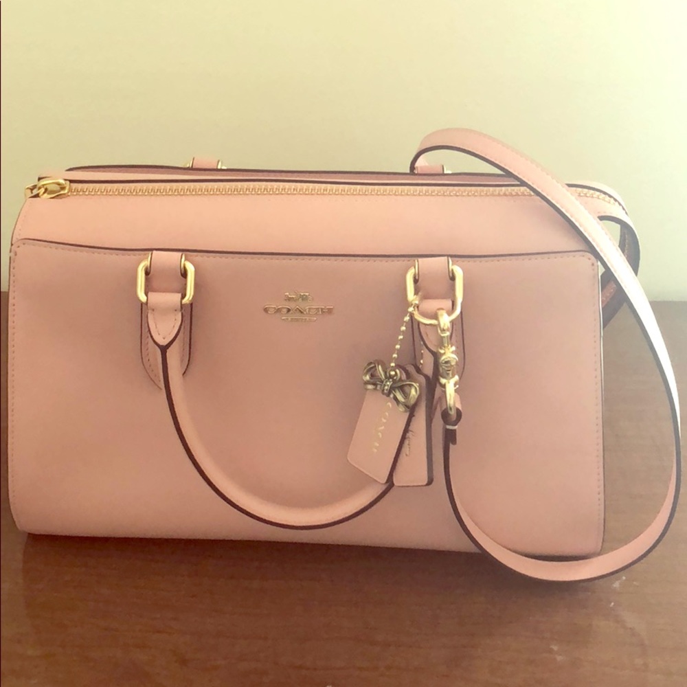 Coach Selena Bond Bag light pink